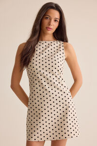 Kinley Polka Dot Mini Dress Detail 3 - Altar'd State