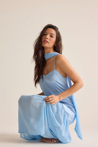 Alessa Scarf Maxi Dress - Altar'd State