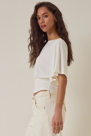 Mina Boatneck Fitted Top - Altar'd State - 