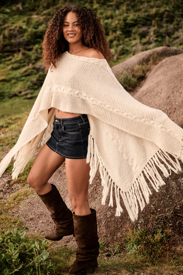 Alena Denim Skort Detail 4 - Altar'd State