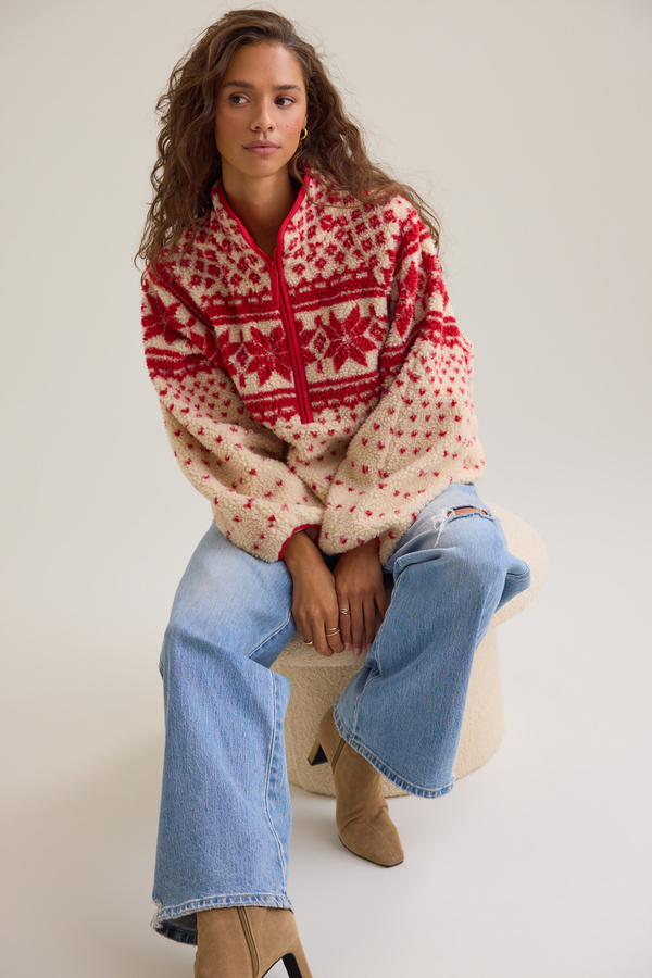 Angelina Fairisle Sherpa - Altar'd State