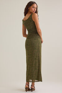 Vicky Mesh Maxi Dress Detail 8 - Altar'd State