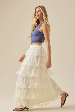 Danny Lace Maxi Skirt - Altar'd State - 