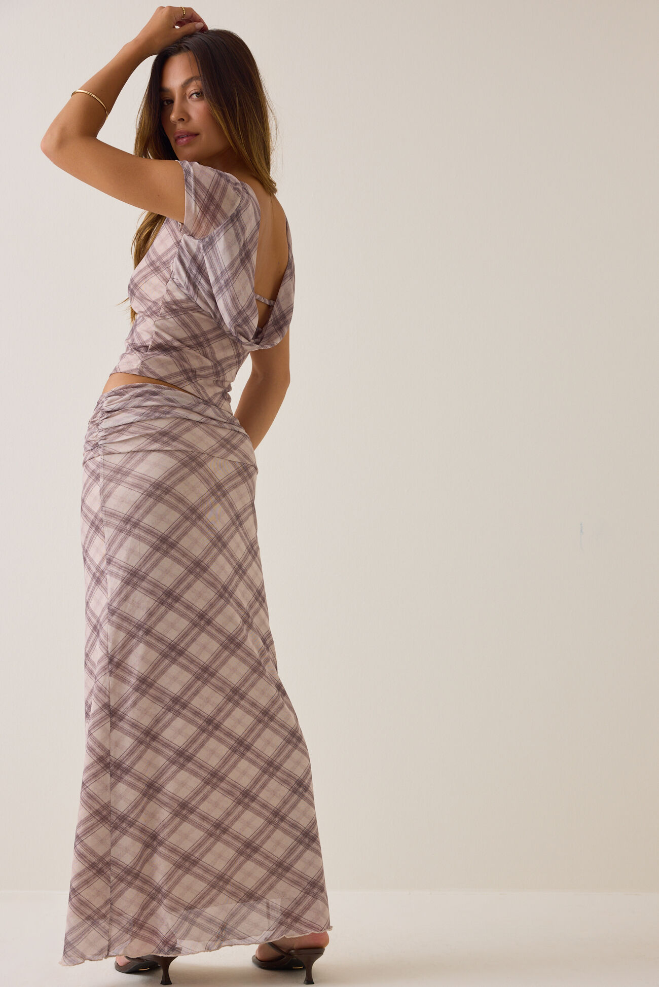 Felicia Plaid Maxi Skirt