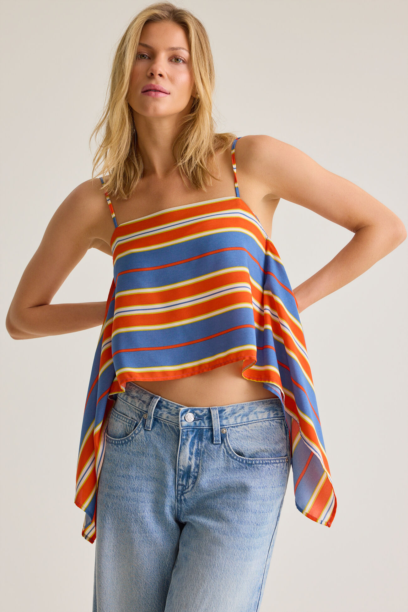 Aly Striped Tank Top