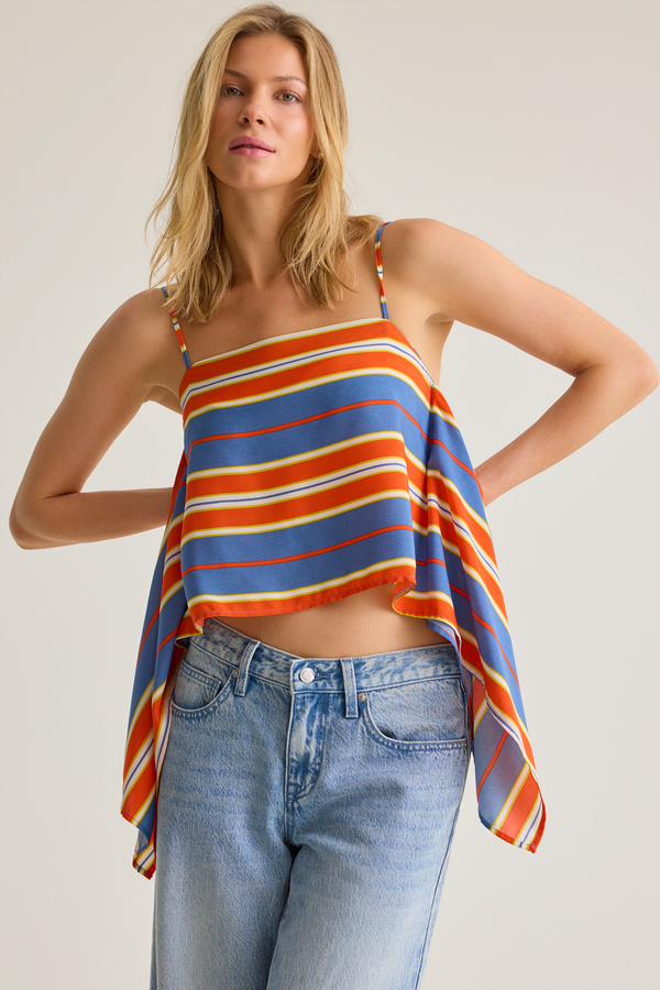 Aly Striped Tank Top Detail 3 - Altar'd State