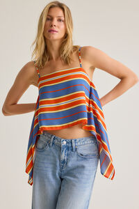 Aly Striped Tank Top Detail 3 - Altar'd State