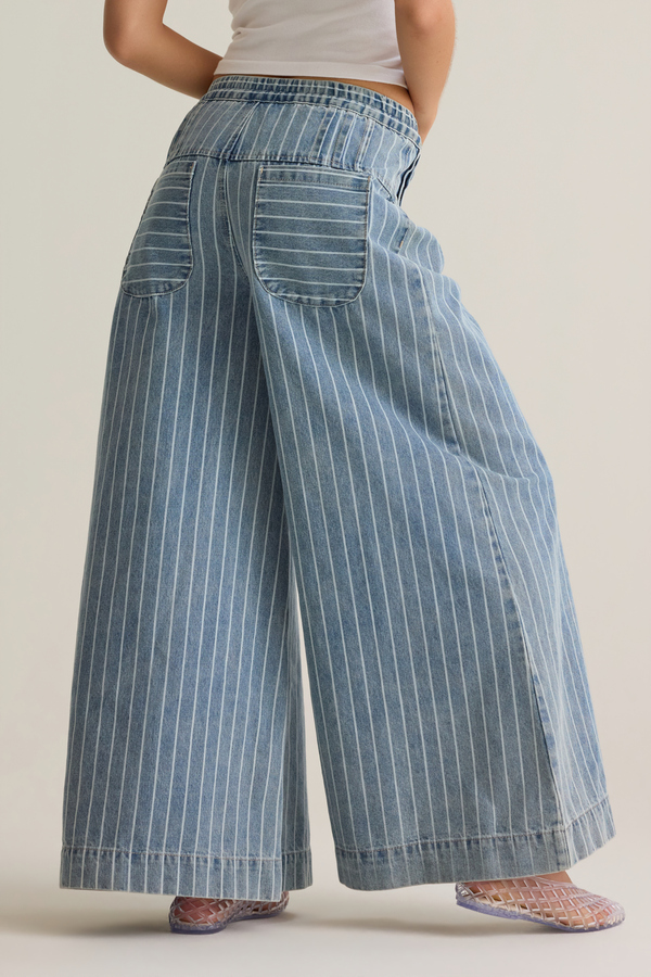 Hana Stripe Jeans Detail 5 - Altar'd State