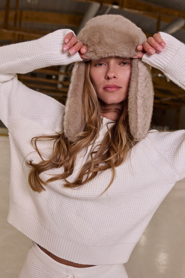 Honey Cream Trapper Cap - Altar'd State