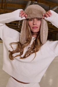 Honey Cream Trapper Cap - Altar'd State