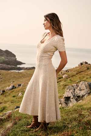 Briella Sweater Midi Dress - Altar'd State - 