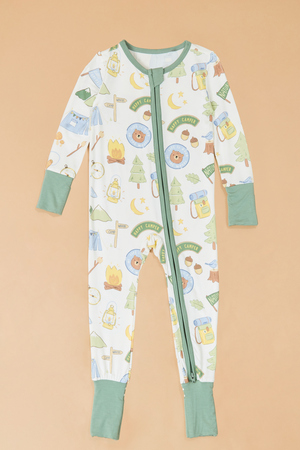 Camping Long Sleeve Romper - Altar'd State - 