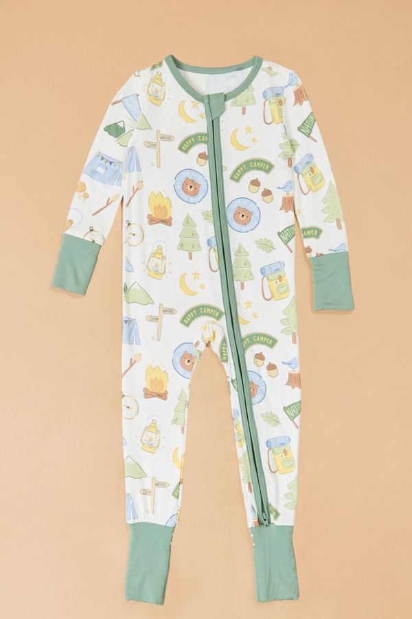Camping Long Sleeve Romper - Altar'd State
