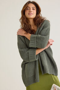 Olivia Chenille Open Front Cardigan - Altar'd State