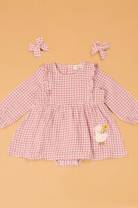 Daphne Duck Gingham Bubble With Bows - Altar'd State