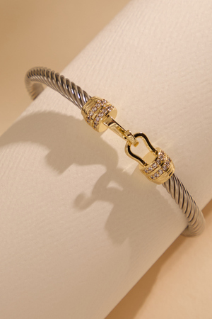 Cable Bangle Bracelet - Altar'd State - 