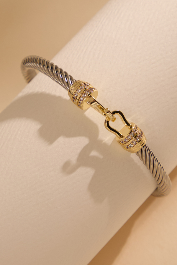 Cable Bangle Bracelet - Altar'd State