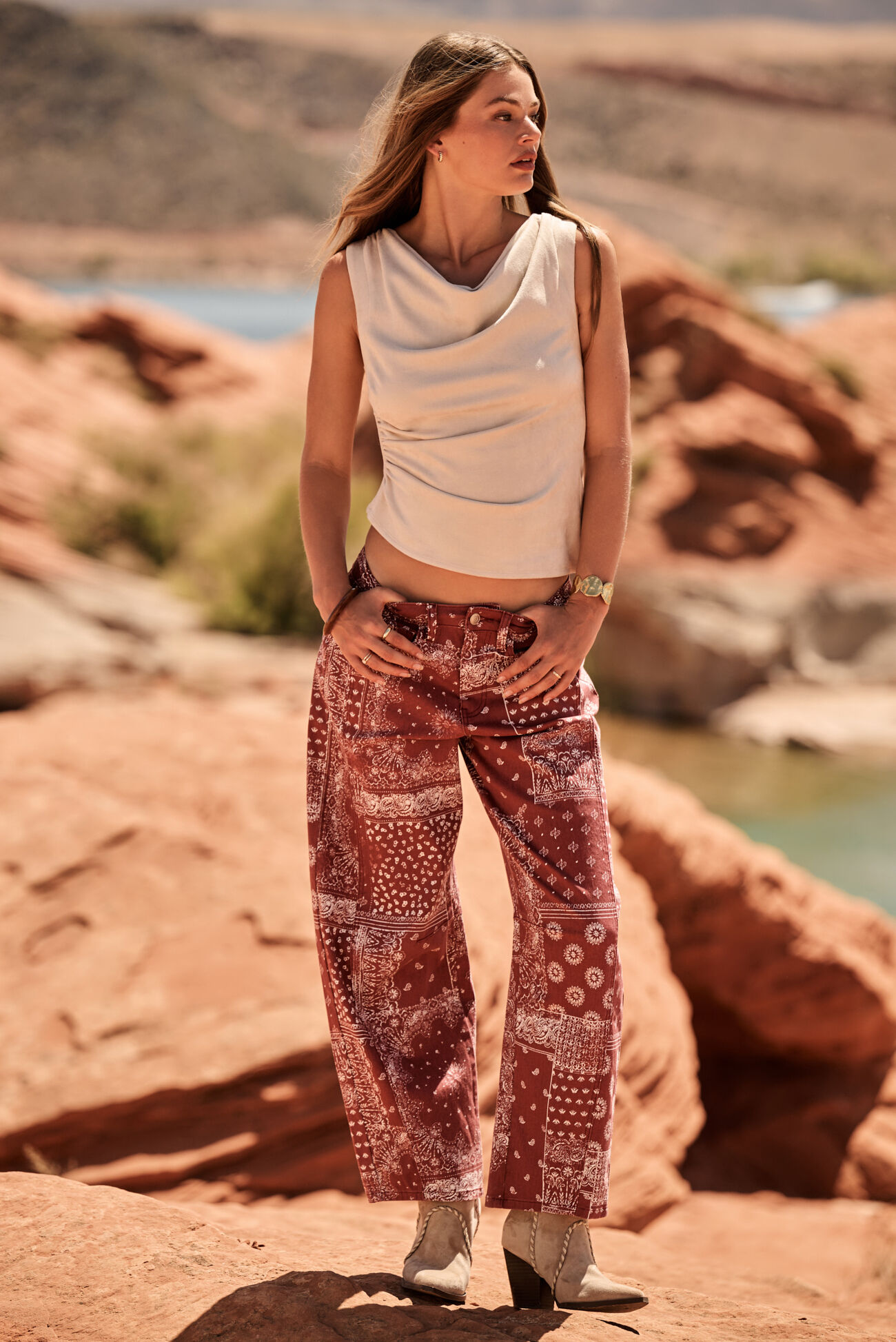 Claire Bandana Pants