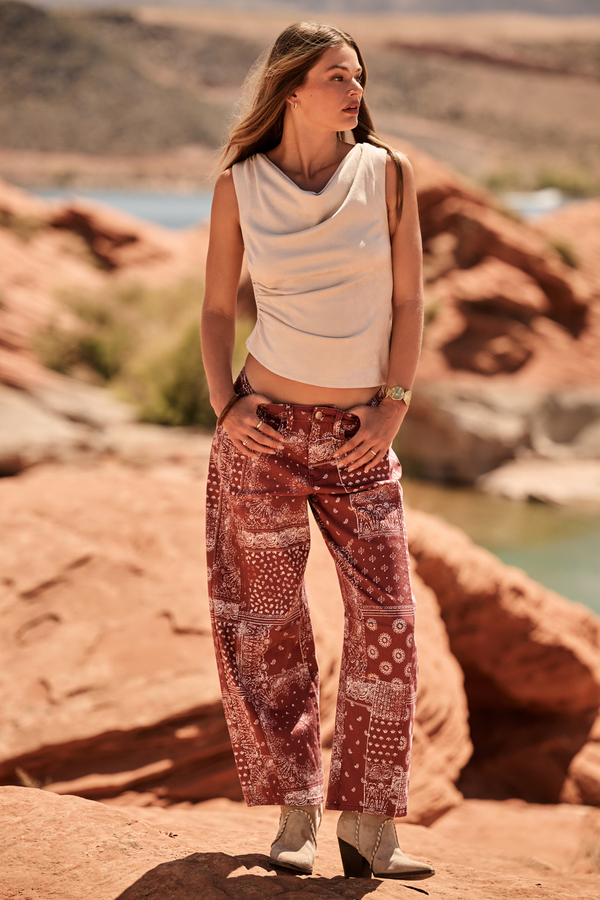 Claire Bandana Pants - Altar'd State