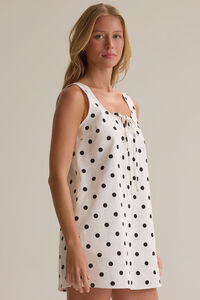 Noe Polka Dot Mini Dress Detail 5 - Altar'd State