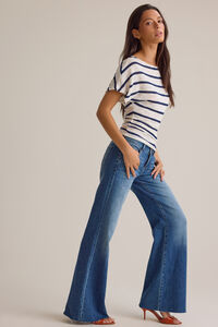 Emersyn Striped Fitted Top Detail 3 - Altar'd State