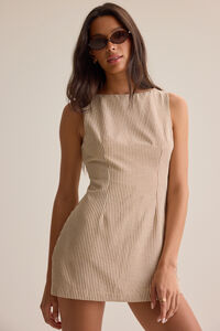 Grace Striped Romper Detail 4 - Altar'd State