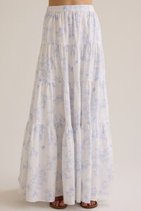 Catherine Floral Midi Skirt Detail 4 - Altar'd State