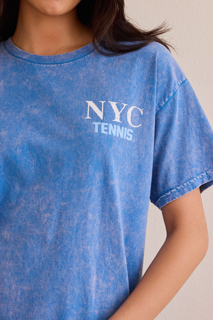 NYC Tennis Oversized Tee - Altar'd State - 