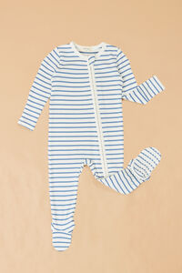 Jake Stripe Long Sleeve Footie Detail 3 - Altar'd State