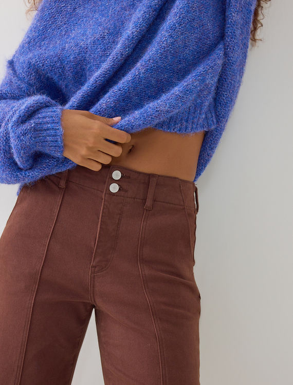 Jessie Double Button Trouser Jean Detail 7 - Altar'd State