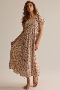 Ayla Americana Floral Maxi Mama Dress by Rylee + Cru - Altar'd State