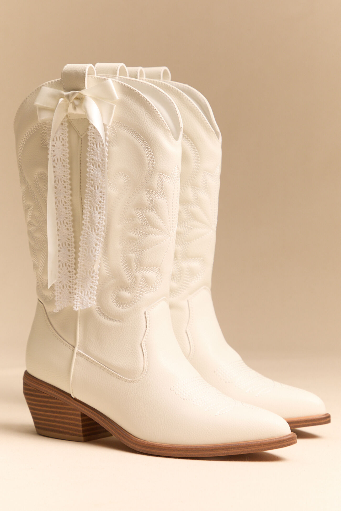 Leila Bow Western Boots