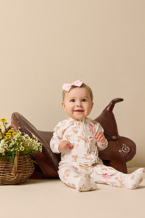 Pink Cowgirl Footie - Altar'd State - 