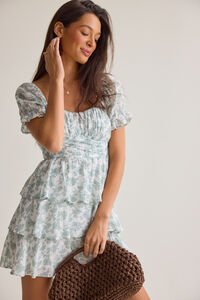 Lavelle Floral Mini Dress Detail 2 - Altar'd State