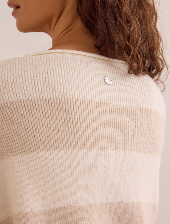 End Zone Striped Sweater Detail 6 - Altar'd State