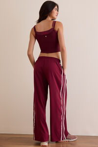 Relay Lace Stripe Pant Detail 5 - Altar'd State