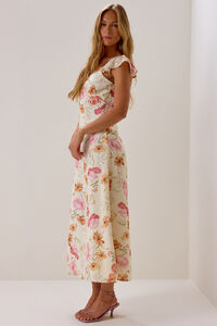 Indy Floral Maxi Dress Detail 4 - Altar'd State