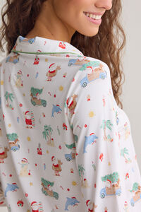 Surfin' Santa Pj Set Detail 6 - Altar'd State