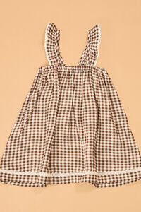 Kylie Gingham Toddler Dress Detail 2 - Altar'd State
