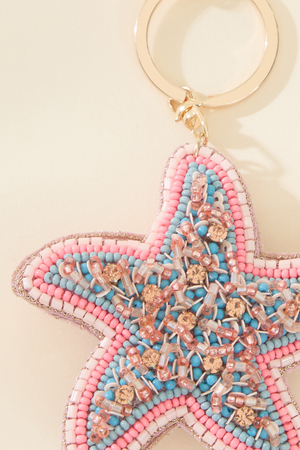 Beaded Starfish Bag Charm - Altar'd State - 