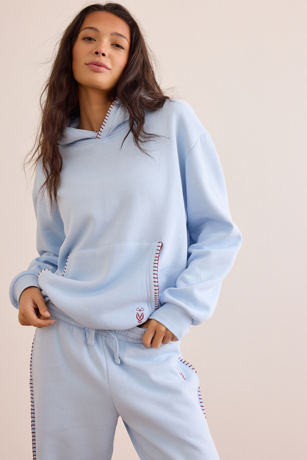 Take It Easy Whipstitch Sweatshirt Detail 3 - Altar'd State