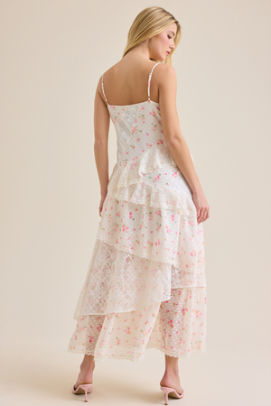 Alicia Floral Lace Maxi Dress - Altar'd State