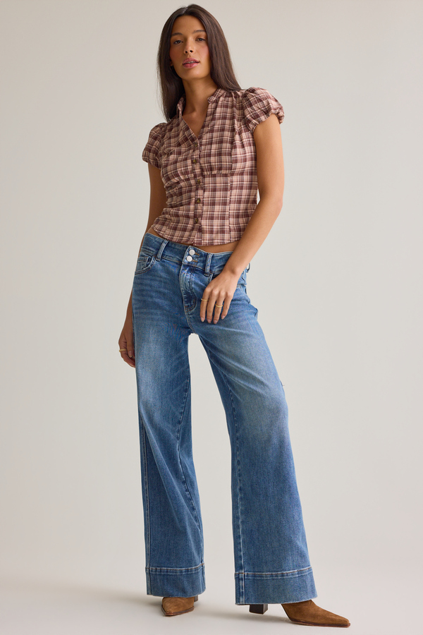 Ila Button Up Top - Altar'd State