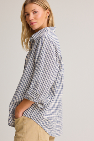 Kate Plaid Button Up Top - Altar'd State - 