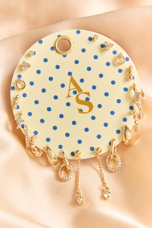 Polka Dot Chain Hoop Set - Altar'd State - 