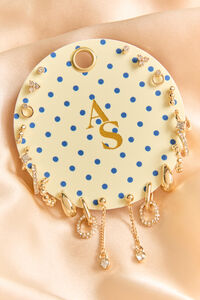 Polka Dot Chain Hoop Set Detail 2 - Altar'd State