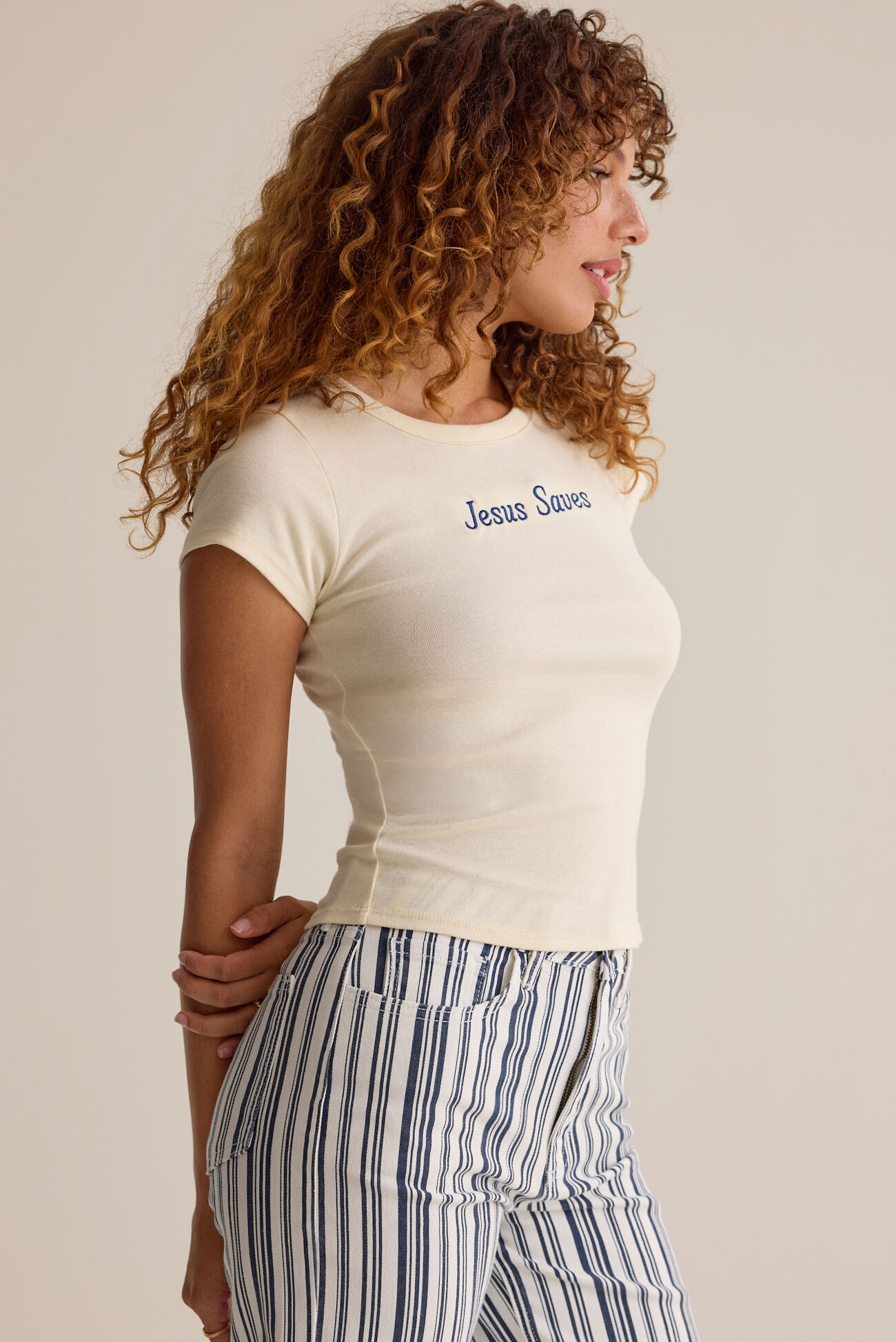 Jesus Saves Baby Tee