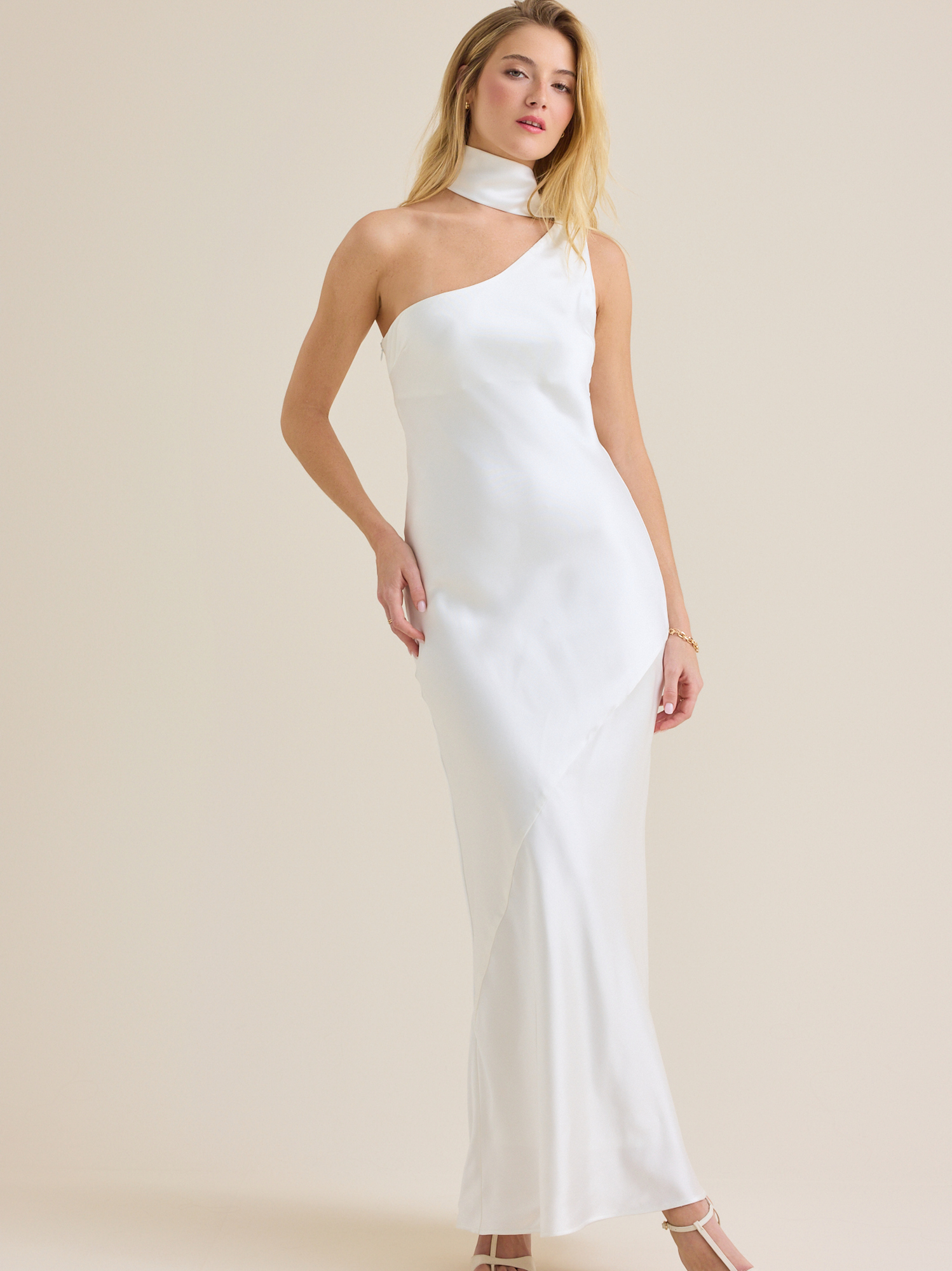 shein dresses maxi SHEIN Modelyn Ladies' Stand Collar Solid Color Belted Lace Splicing El |  Dress