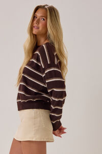 Winnie Stripe Pullover Sweater Detail 3 - Altar'd State