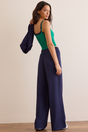 Trackline Wide Leg Pants - Altar'd State - 